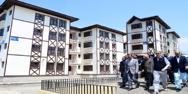 CM Omar Abdullah Inaugurates 368 Residential Units For Government Employees At Sempora, Pampore