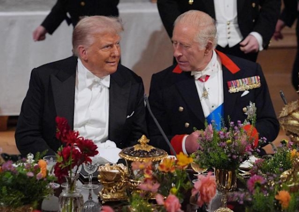 US President Donald Trump  and King Charles III