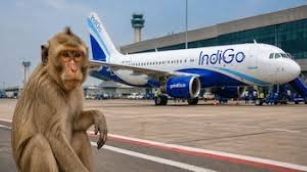 Runway monkeys cause IndiGo aircraft delays
