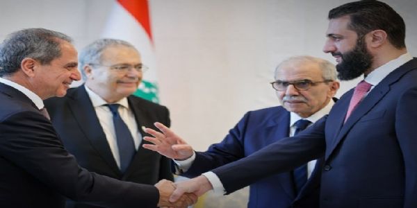 Lebanon’s Prime Minister Meets Syrian President in Damascus