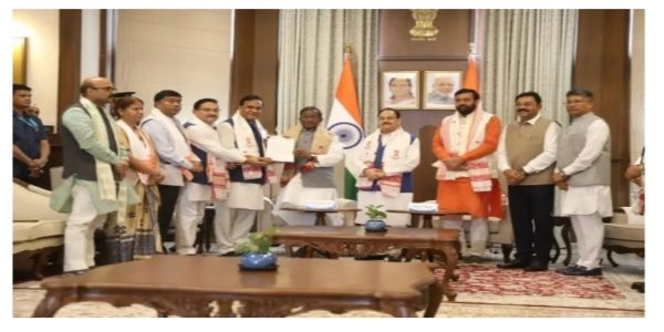 Dr Himanta Biswa Sarma Stakes Claim to Form New Government in Assam