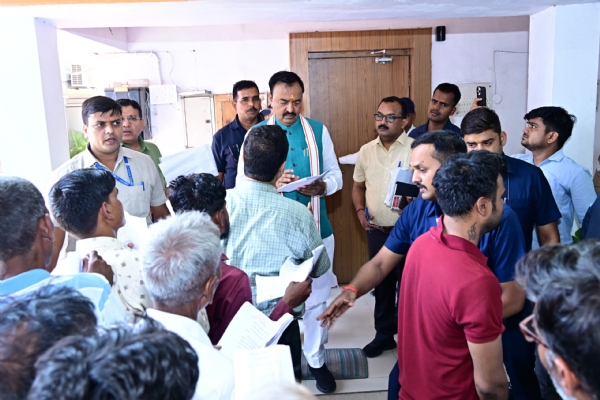 Keshav Prasad Maurya on Monday listened to the problems of citizens