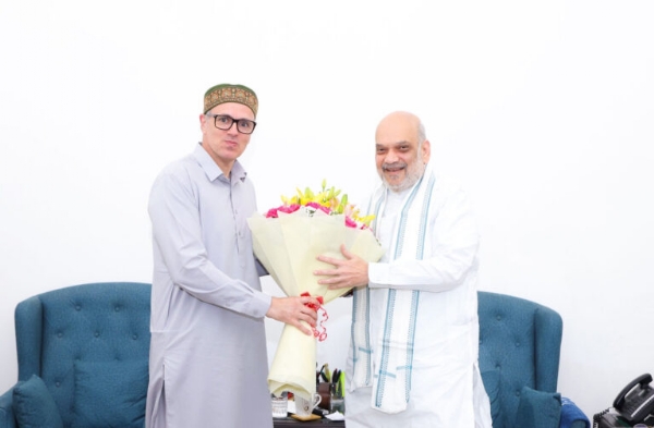 CM Omar Abdullah Meets Home Minister Amit Shah In Delhi