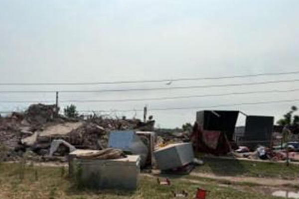 Three Houses Of Drug Peddlers Demolished Under Anti-Drug Campaign