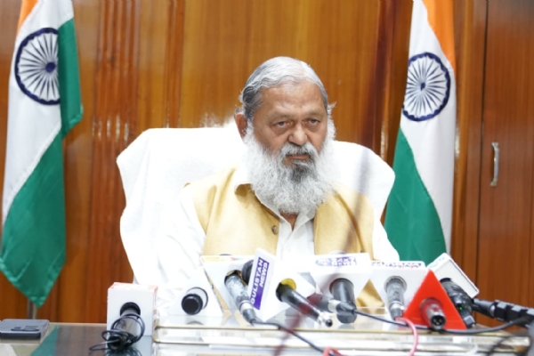 Haryana Energy, Transport and Labour Minister Anil Vij