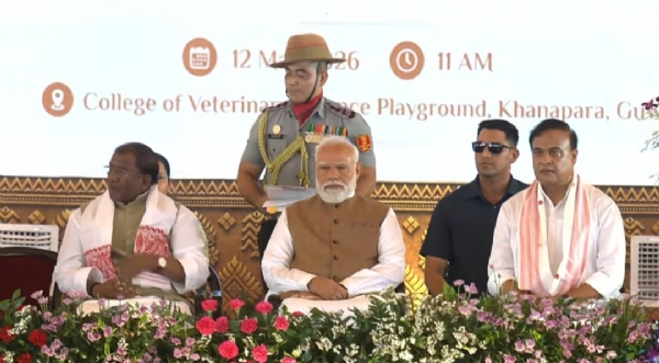 PM Modi attends swearing‑in of Himanta Biswa Sarma