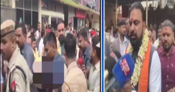 Bihar Chief Minister Samrat Choudhary at Kamakhya Temple Ahead of Assam Swearing-In Ceremony.