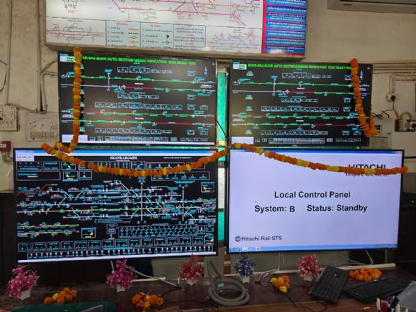 Two sections of Automatic Block Signaling (ABS) were successfully commissioned