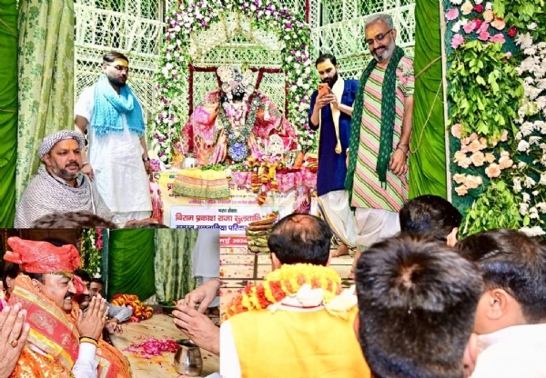 Keshav Prasad Maurya on Wednesday reached Vrindavan