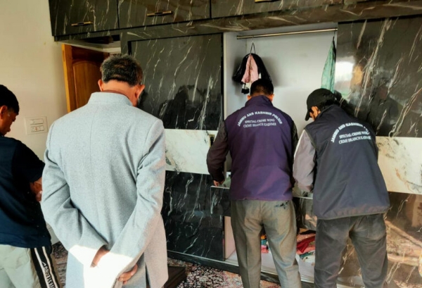 Crime Branch Conducts Raids In Srinagar, Budgam Over Land Fraud Case