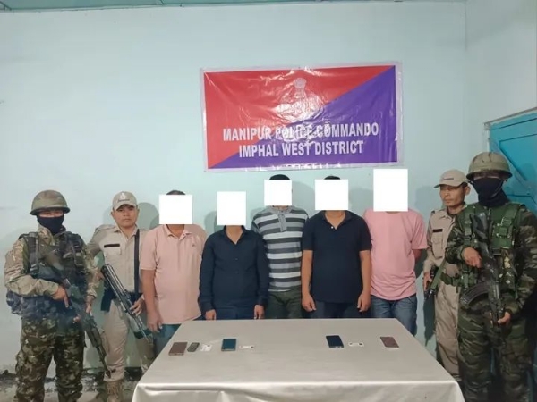 Image of the Manipur Police Arrest Rebels in Multiple Operations Across State
