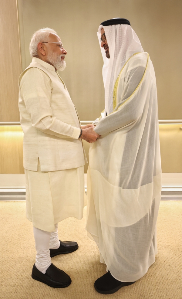 Prime Minister Modi and President Al Nahyan