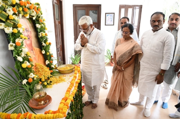 Cabinet Minister Swatantra Dev Singh paid tribute to the late P.C. Joshi