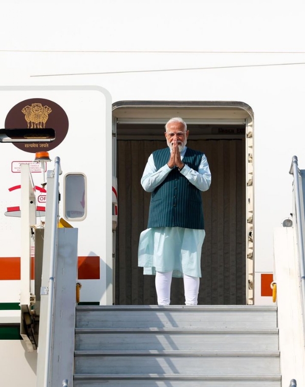 PM Modi Departs Delhi for Six-Day Gulf-Europe Tour