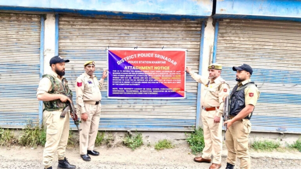Srinagar Police Attaches Properties Worth ₹6 Crore Of Notorious Drug Peddlers Under Nasha Mukt J&K Abhiyan