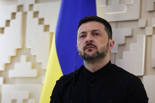 Ukraine President Volodymyr Zelensky (file)
