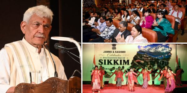 Lok Bhavan J&K Celebrates Sikkim Statehood Day In Srinagar
