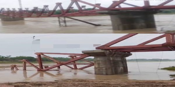 Relentless Rain Batters Assam; Under-Construction Bridge Collapses in Cachar, RCC Bridge Washed Away in Hailakandi
