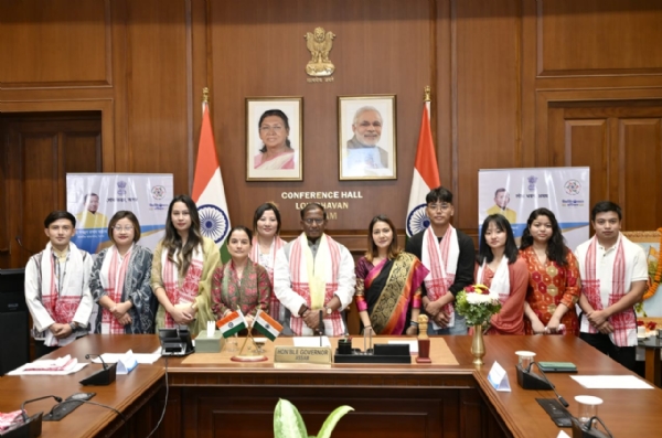 Image of the Assam Lok Bhavan Celebrating Sikkim Statehood Day Under Ek Bharat Shreshtha Bharat Initiative.
