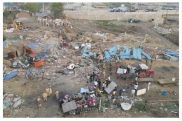 J&K Police Launches Crackdown On Drug Network, Demolishes Illegal Structures In Samba