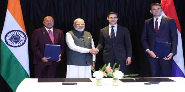 PM Modi and Dutch PM Rob Jetten Witness Landmark Semiconductor MoU Between Tata and ASML in The Hague