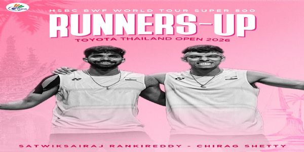 Satwiksairaj Rankireddy and Chirag Shetty Miss Out on Thailand Open Title