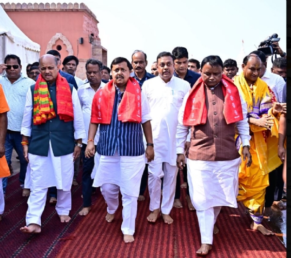 Nitin Nabin Visits Puri Srimandir Nitin Nabin Visits Puri Srimandir