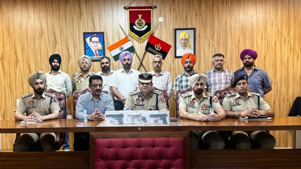 Sharing operational details, Commissioner of Police (CP) Ludhiana Swapan Sharma