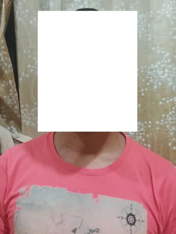 Image of the arrested Active PREPAK Cadre in Imphal East.