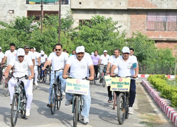 Environmental awareness cycle rally flagged off