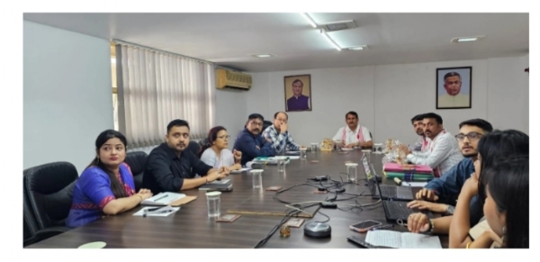 Image of the Assam Financial Corporation with Rajasthan Financial Corporation in Joint Meeting in Guwahati.