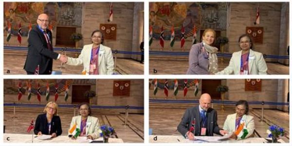 India and Norway Sign Bilateral Agreements in Science and Innovation