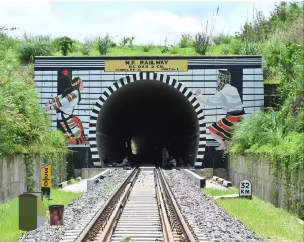 Bairabi–Sairang Rail Line in Mizoram. Bairabi–Sairang Rail Line in Mizoram.