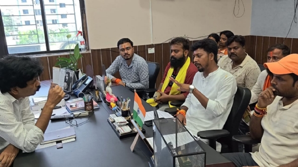 BJP MLA at hospital BJP MLA at hospital