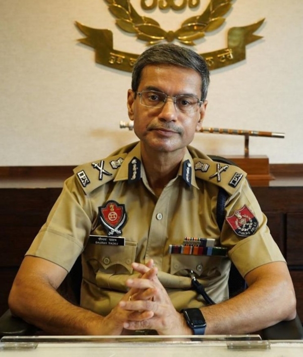 DGP Punjab Gaurav Yadav.