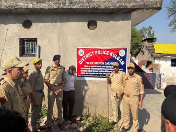Kulgam Police Bust Inter-State Drug Network; Property Worth ₹92.73 Lakh Attached In Jammu