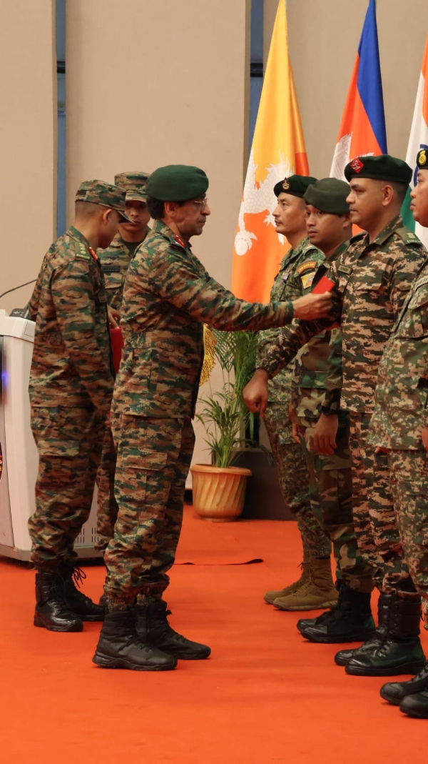 Image of the Multilateral Exercise PRAGATI 2026 Begins at Umroi Military Station in Meghalaya.