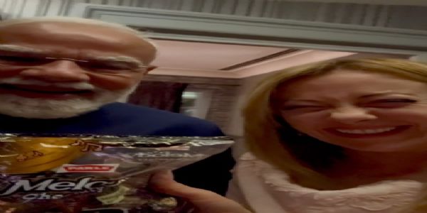 PM Modi Gifts ‘Melody’ To Giorgia Meloni During Italy Visit, Video Goes Viral Online