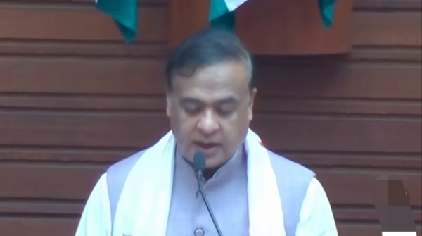 Assam CM Dr Himanta Biswa Sarma Sworn In as MLA on Opening Day of Assam Assembly Session. Assam CM Dr Himanta Biswa Sarma Sworn In as MLA on Opening Day of Assam Assembly Session.