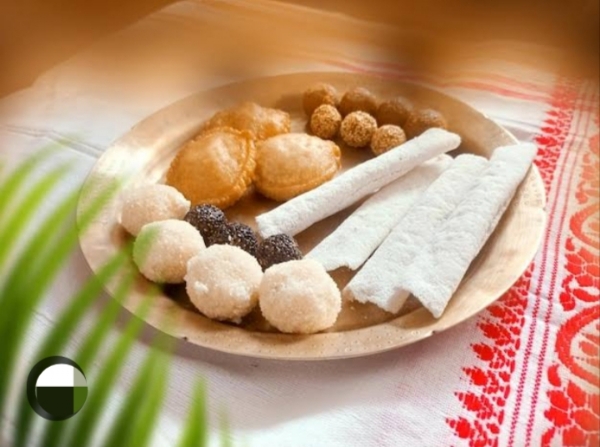 Assam  Traditional Assamese Ladu pitha.