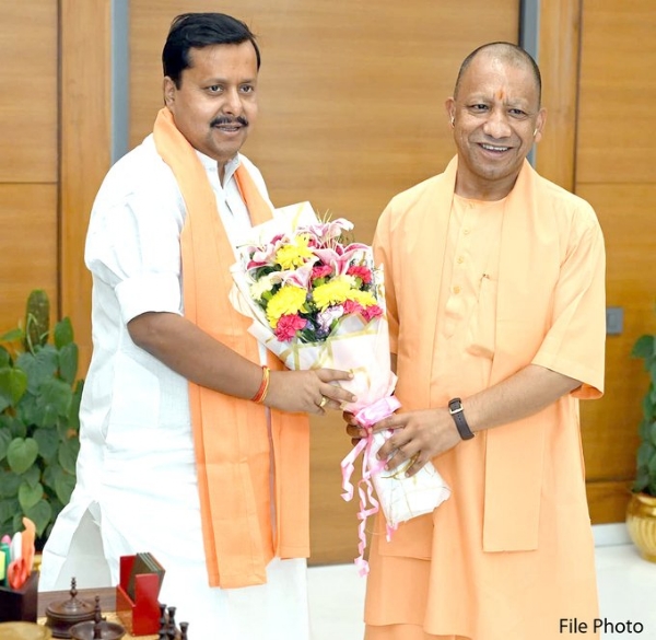 Yogi Adityanath has formally sent birthday greetings to BJP National President