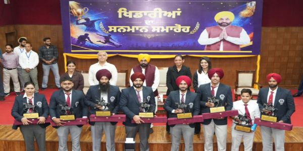 Punjab Chief Minister honours players with awards and prize money of Rs 32.05 crore