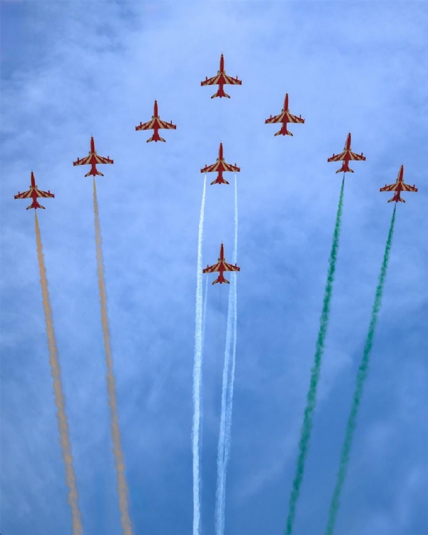 The Suryakiran Aerobatic Team (SKAT) Indian Air Force