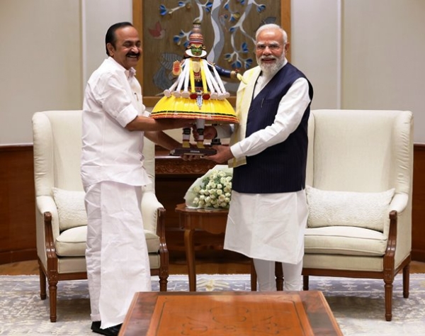 Kerala Chief Minister Satheesan Met Prime Minister Narendra Modi in New Delhi Kerala Chief Minister Satheesan Met Prime Minister Narendra Modi in New Delhi