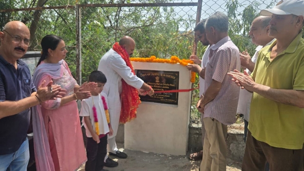 Yudhvir inaugurates development works worth Rs 25 lakh