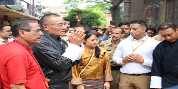Bhutan PM Offers Prayers at Maa Kamakhya Temple