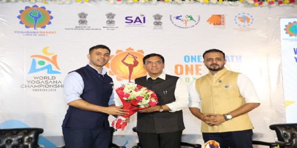 Dr. Mansukh Mandaviya Launches First Global Competitive Yogasana Sports Initiative in New Delhi