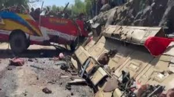 Driver dead in road accident