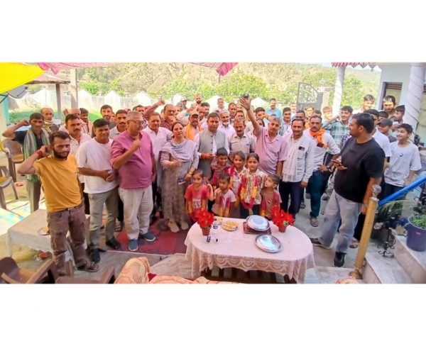 MLA holds public darbar in remote villages, inaugurates works MLA holds public darbar in remote villages, inaugurates works