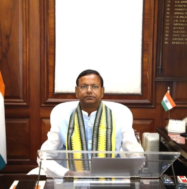 Union Minister of State for Finance and Bharatiya Janata Party State President Pankaj Chaudhary